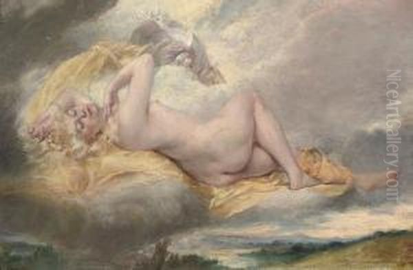 La Naissance Du Jour Oil Painting by Henri Ludovic Marius Pinta