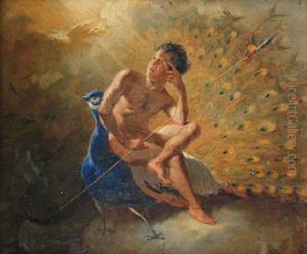 S/t Oil Painting by Abdon Pinto