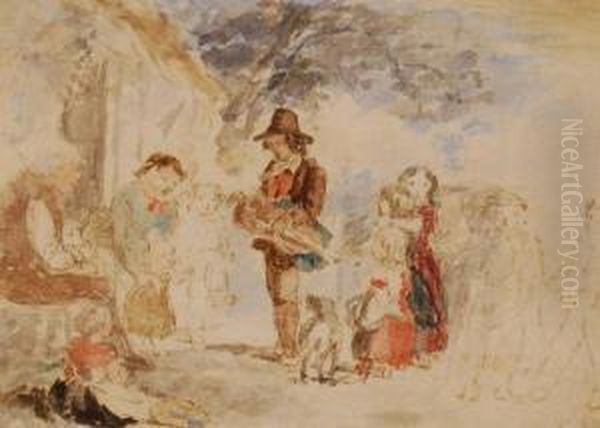 X 5 Oil Painting by George John Pinwell