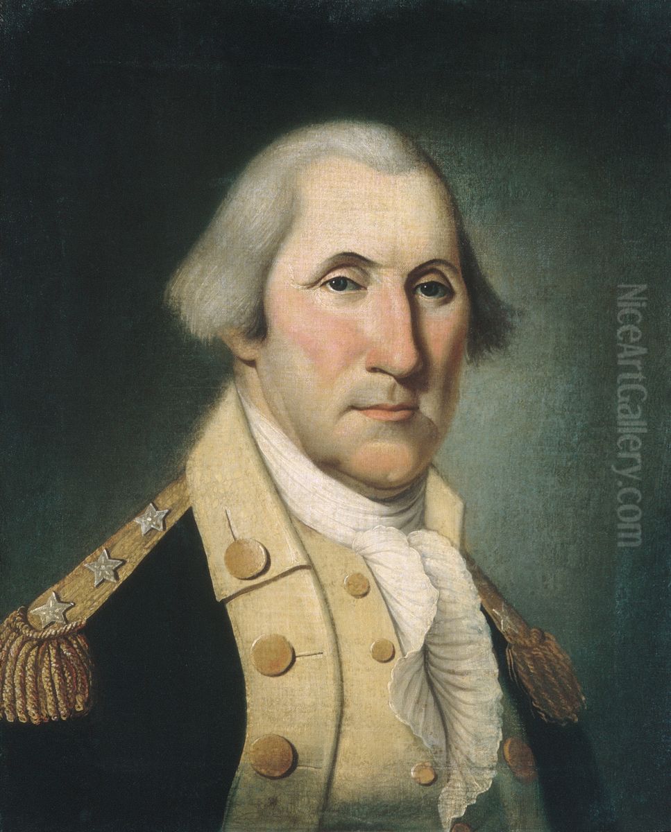 George Washington Oil Painting by Charles Peale Polk