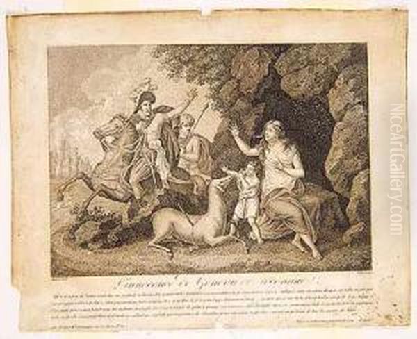 L Innocence De G Enevieve Reconnue Oil Painting by Pomel Segun Hubert