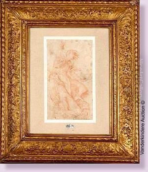 Etude De Personnage Oil Painting by (Giovanni Antonio de' Sacchis) Pordenone