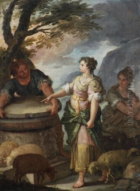 Rebecca Al Pozzo Oil Painting by N. Porta