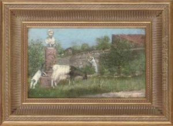 Untitled Oil Painting by Adolphe Martial Potemont