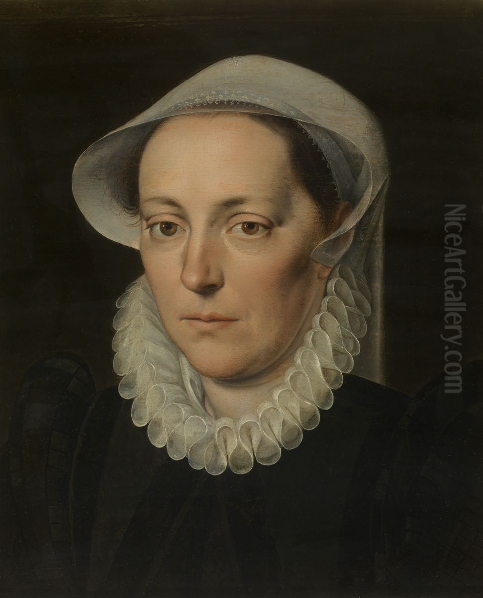 Portrait Of A Lady Oil Painting by Pieter Pourbus