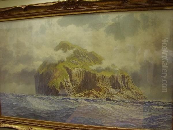 Ailsa Craig Oil Painting by Francis, Sir Powell