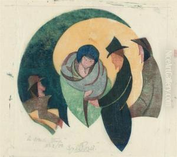 En Grande Tenue Oil Painting by Cyril E. Power