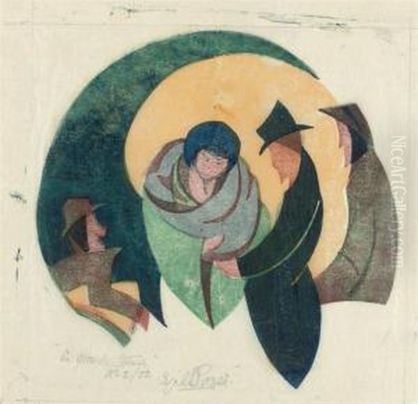 En Grande Tenue (the Vestibule) Oil Painting by Cyril E. Power