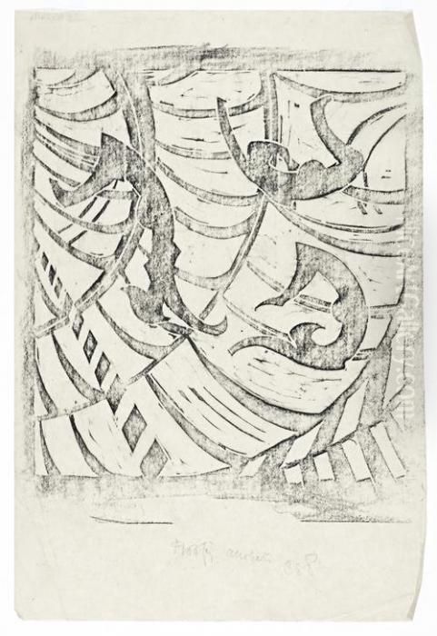 Acrobats (coppel Cep 35) Oil Painting by Cyril E. Power