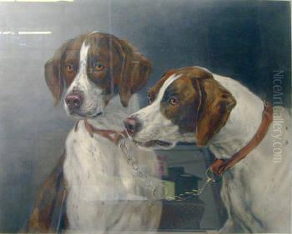 After Heywood Hardy , 'in Reserve', Handcoloured Engraving, 61cm X 70cm, Framed Oil Painting by Joseph Bishop Pratt