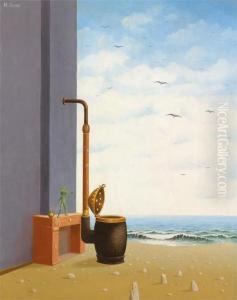 Reve Ou Realite Oil Painting by Auguste Prevot-Valeri