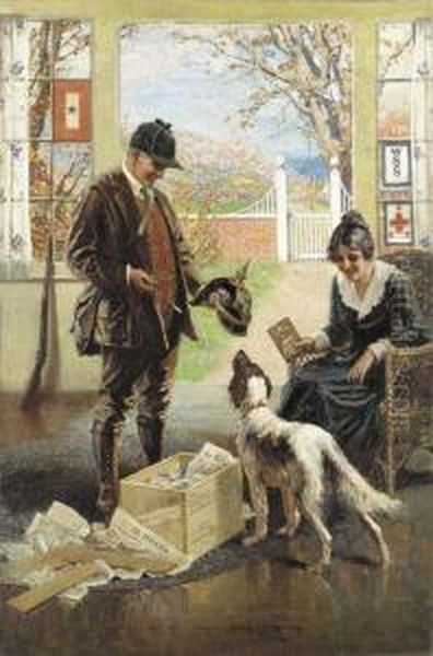 Bagged In France Oil Painting by Norman Mills Price