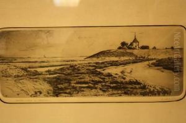 Achter De Dijk Bij Oterdum Oil Painting by Riekele Prins