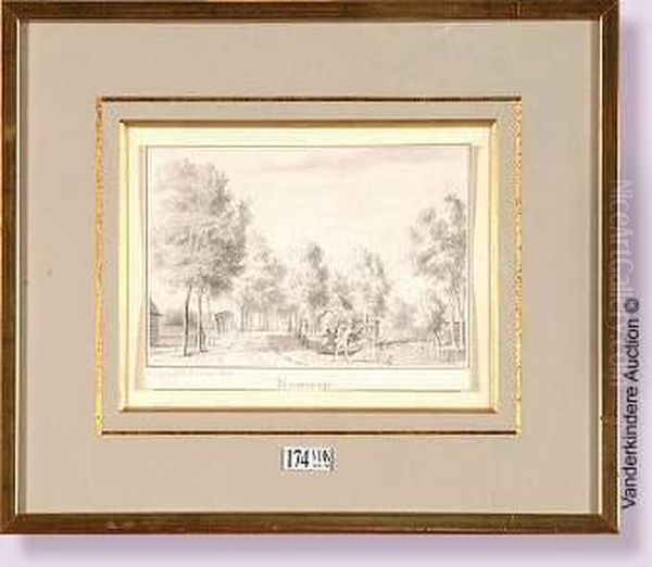 Vue Du Village De Noucoop Anime Oil Painting by Cornelis Pronk