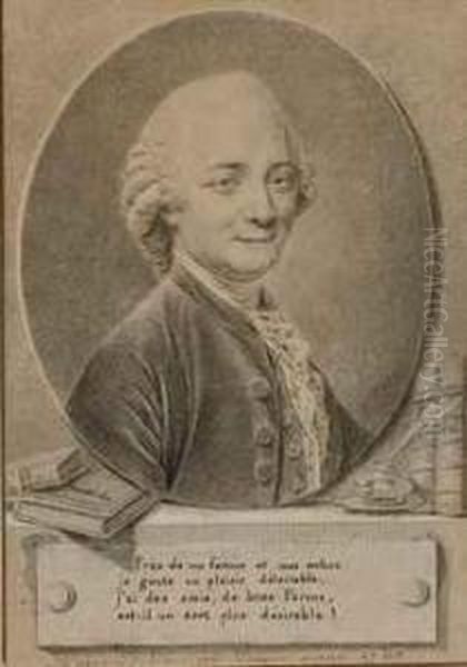 Portrait D'homme En Buste Oil Painting by Pujos, Andre