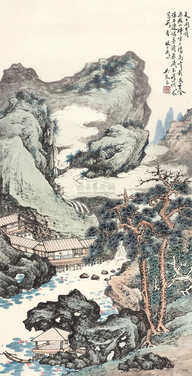 Landscape Oil Painting by Wu Qinmu