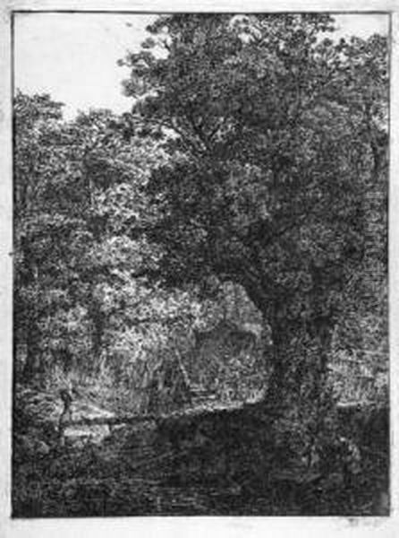 Ansichten Verschiedener Gebaude, Ruinen, Burgen Und Oil Painting by Domenico II Quaglio