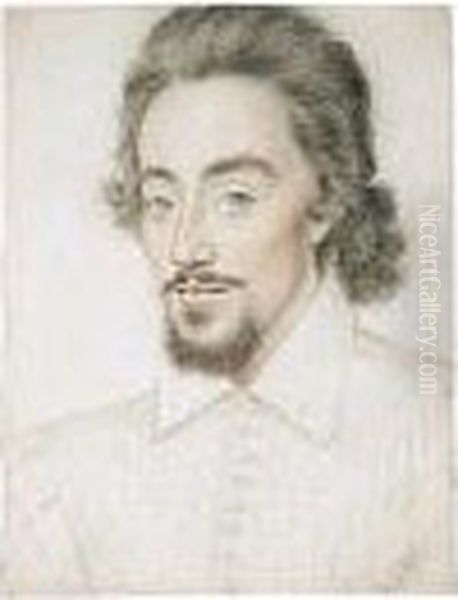 Portrait Of A Gentleman Oil Painting by Francois, the Elder Quesnel