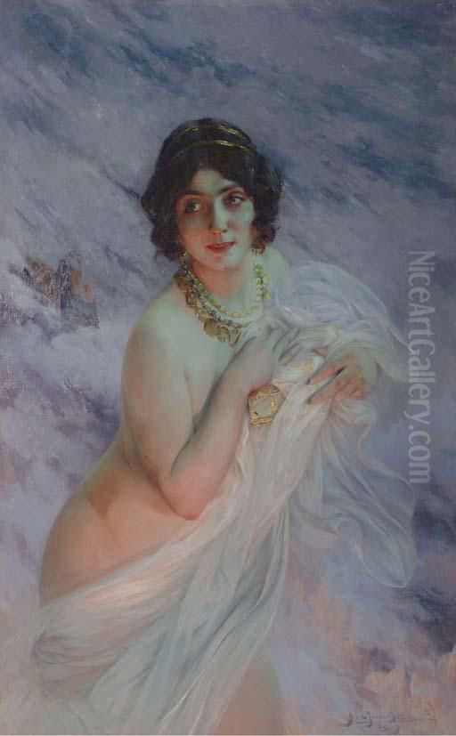 Pandora's Box Oil Painting by Paul Francois Quinsac