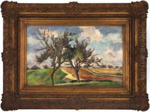 Untitled Oil Painting by Vaclav Rabas