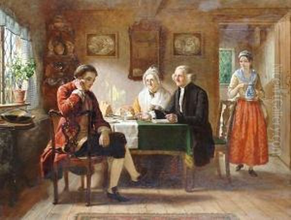 Untitled Oil Painting by Alfred Rankley