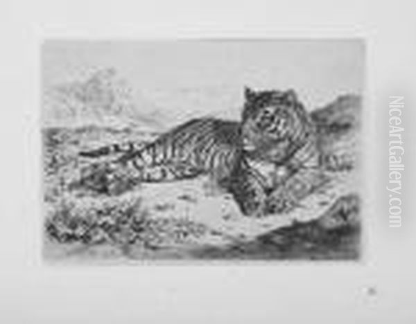 Tierdarstellungen Oil Painting by Johann Nepomuk Rauch