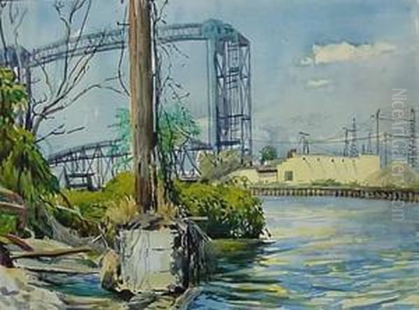 Cuyahoga River Oil Painting by William Reed