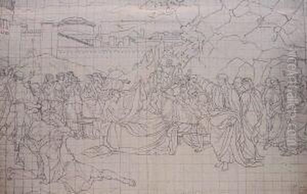 Auferstehungsszene Oil Painting by George Friedrich Reichmann