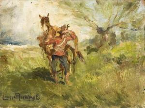 Orsegben Oil Painting by Ede Lengyel Reinfuss