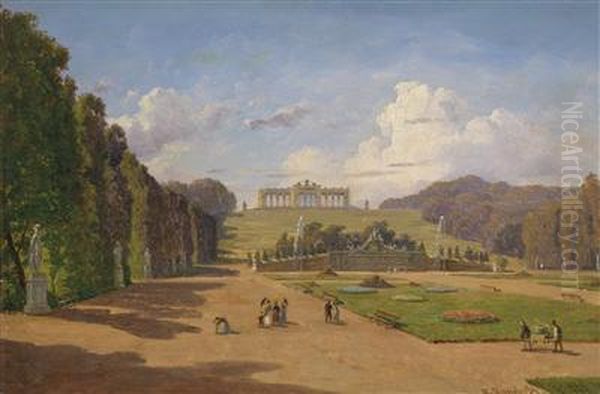 View Of Thegloriette Oil Painting by Franz Reinhold