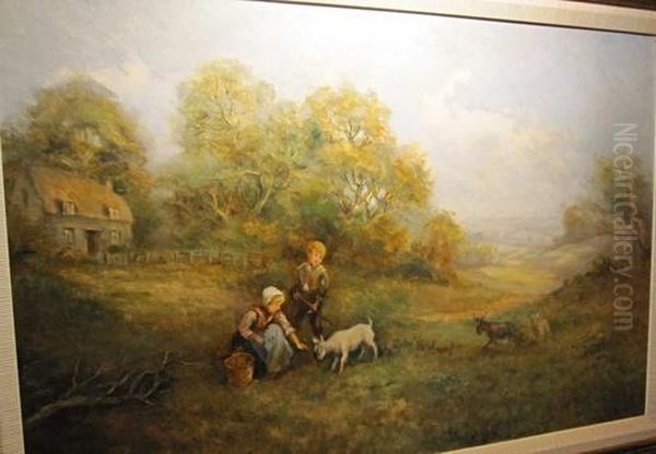 Pastrol Scenes Oil Painting by Joseph Fred. Percy Rendell
