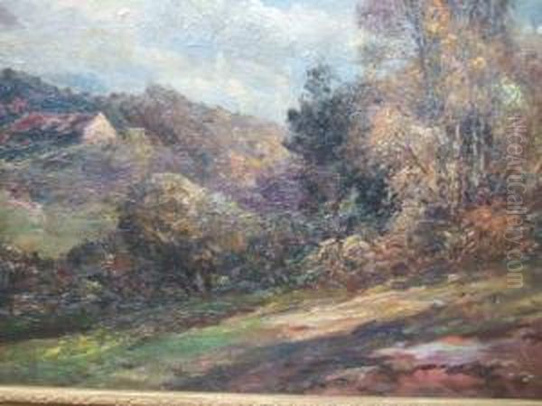 Advent Of Autumn Oil Painting by Joseph Fred. Percy Rendell