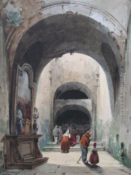 Paysages Oil Painting by Charles Renoux