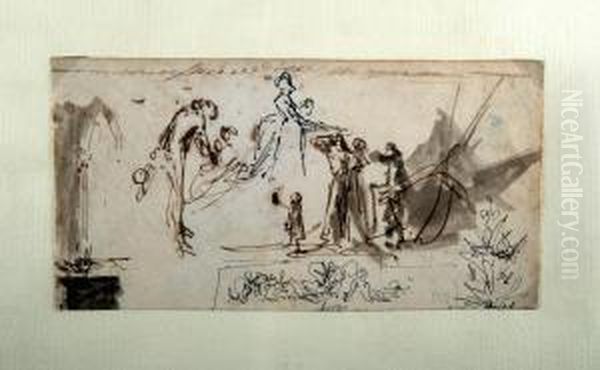 Studio Oil Painting by Raffaello Resio