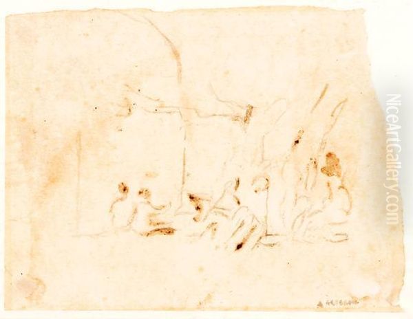 S/t Oil Painting by Armando Reveron