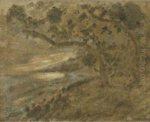 Paisaje Con Uveros Oil Painting by Armando Reveron