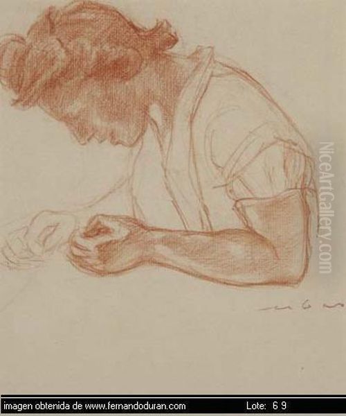 Untitled Oil Painting by Federico Ribas Montenegro