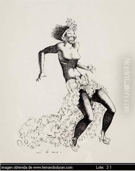 Sem Titulo Oil Painting by Federico Ribas Montenegro