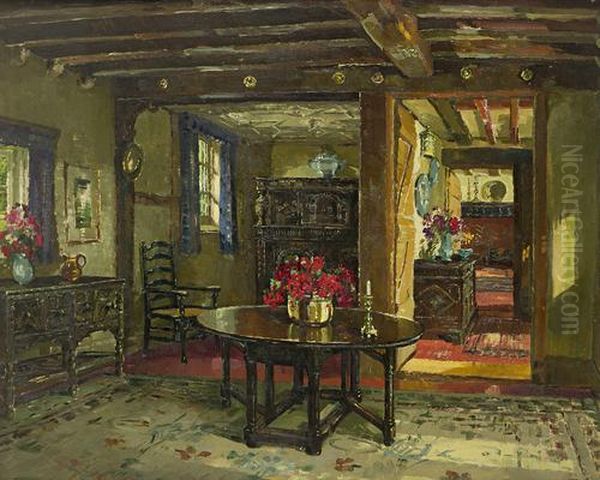 The Sorcery Of Sunlight Oil Painting by David the Elder Richter