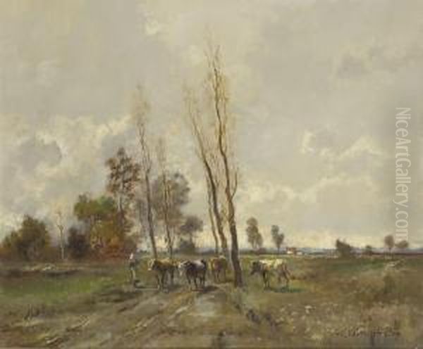 Bei Haimhausen Oil Painting by Klaus Richter