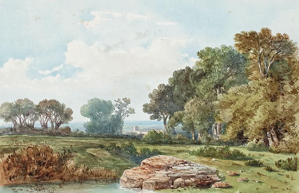 Paisaje Oil Painting by Luis Rigalt