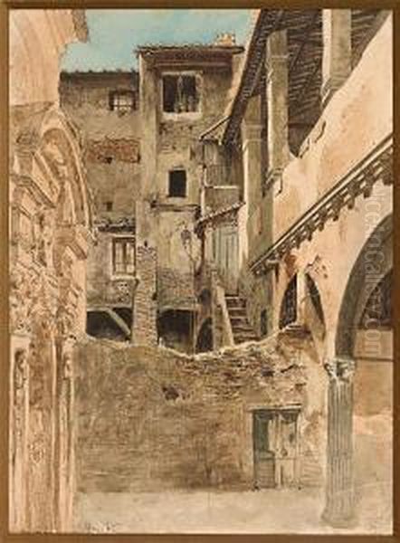 Vista Urbana Oil Painting by Luis Rigalt