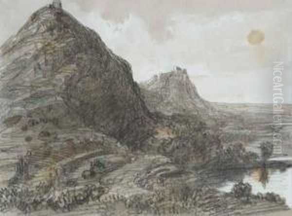 Paisaje Oil Painting by Luis Rigalt