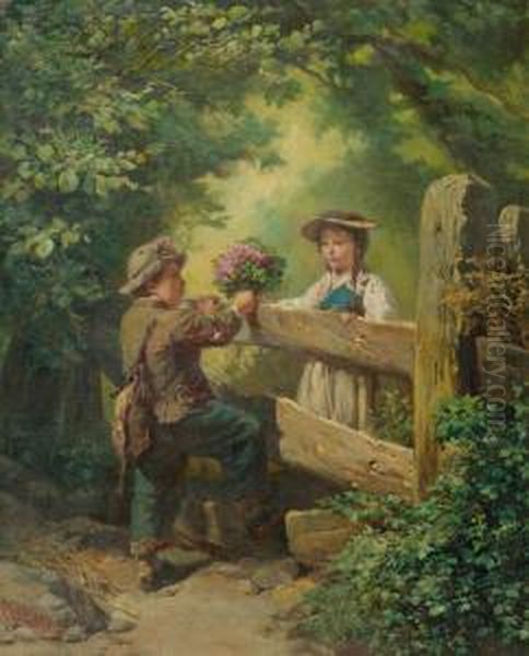 The Young Squire Oil Painting by Rafael Ritz