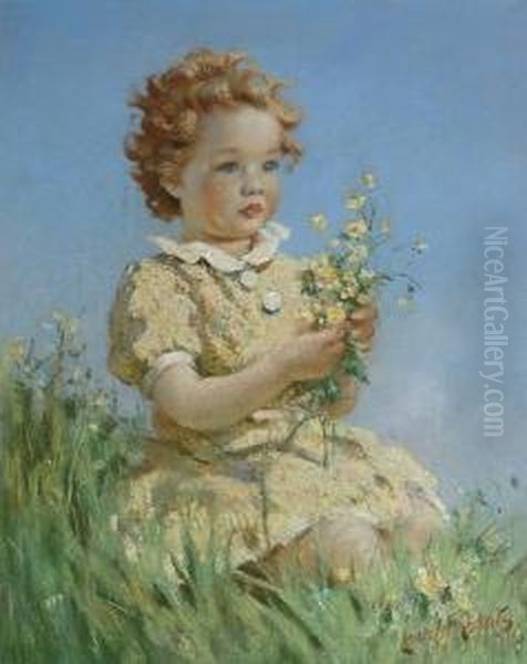 Topsy Oil Painting by Lancelot Roberts