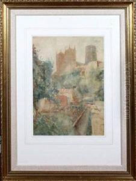 Durham Cathedral Oil Painting by David Robertson