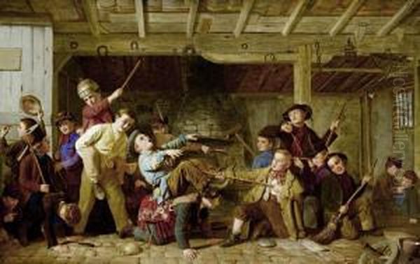 Charge Of The Light Brigade Oil Painting by Matthias Robinson