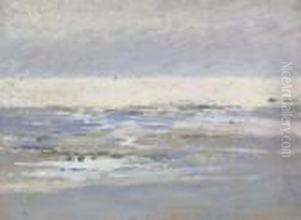 Sea Oil Painting by Theodore Robinson