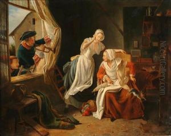 Le Retour En Garnison Oil Painting by Roehn, Adolphe Eugene Gabriel
