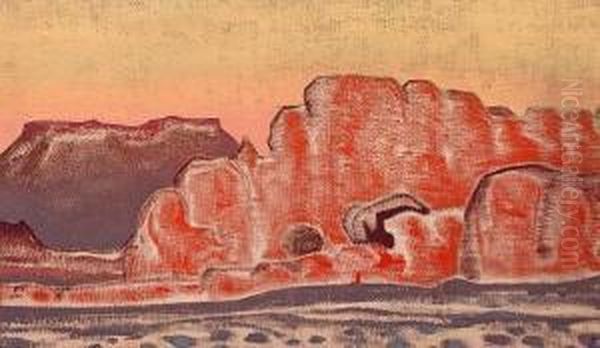 The Grand Canyon Oil Painting by Nicolaj Konstantinov Roerich